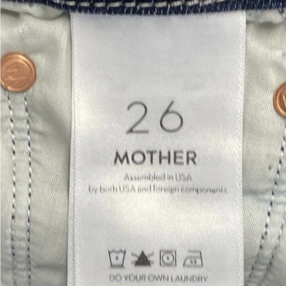 MOTHER High Waisted Ankle Frayed Jeans - Picture 5 of 5